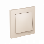 Выключатель 1кл с/у крем в сборе AtlasDesign Systeme Electric (1/15) Выключатель 1кл с/у крем в сборе AtlasDesign Systeme Electric (1/15)