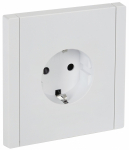 Розетка 1гн с З/К шторки с/у белый безвинт.клем 16А FP213 FORTE&PIANO IEK (1/10/100)