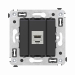 Накладка/вставка с/у rj45 черный DKC Накладка/вставка с/у rj45 черный DKC