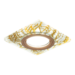 Светильник Квадрат. Золотой узор/Золото, Gu5.3, LED 2700K Gauss Backlight 1/40 СНЯТ Светильник Квадрат. Золотой узор/Золото, Gu5.3, LED 2700K Gauss Backlight 1/40 СНЯТ
