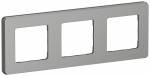 Рамка 3гн 6739521 алюм. INSPIRIA IEK