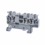 Клемма с тремя контактами пружинная OptiClip СХ-2,5-TRIPLET-I-серый