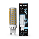 Лампа светодиод 5,5Вт 4100К 550Лм керамика диммируемая AC185-265V Gauss Black (1/10/200)