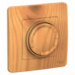 Светорегулятор 400Вт поворотно-нажимной с/у ясень Blanca Systeme Electric