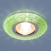Встраиваемый потолочный светильник со светодиодной подсветкой 2180 MR16 GR зеленый (1/5/50) Встраиваемый потолочный светильник со светодиодной подсветкой 2180 MR16 GR зеленый (1/5/50)