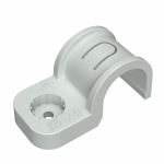 Крепеж-скоба пластиковая односторонняя для прямого монтажа атмосферостойкая серая в п/э d20 мм (10шт/550шт уп/кор) Промрукав Крепеж-скоба пластиковая односторонняя для прямого монтажа атмосферостойкая серая в п/э d20 мм (10шт/550шт уп/кор) Промрукав