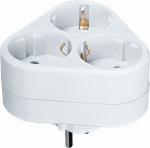 Тройник 3гн с 3/К белый "треугольник"  Navigator  (1/100)