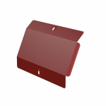 Крышка угла вертикального внешнего 45 градусов Стандарт 300 RAL 3000 Промрукав Крышка угла вертикального внешнего 45 градусов Стандарт 300 RAL 3000 Промрукав