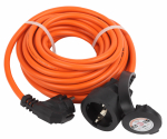 Удлинитель 1гн с З/К 10м оранжевый 16А ПВС 3х1,5 UPx-1e-3x1.5-10m ЭРА (15/360)