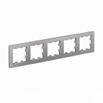 Рамка 5гн алюминий AtlasDesign Systeme Electric (1/5)