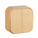 Выключатель 2кл о/у дерево IP20 Quteo Legrand (1/20) Выключатель 2кл о/у дерево IP20 Quteo Legrand (1/20)