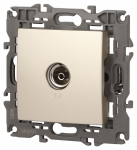 Розетка 1гн ТВ одиночная с/у шампань механизм 14-3101-04 Elegance ЭРА Розетка 1гн ТВ одиночная с/у шампань механизм 14-3101-04 Elegance ЭРА