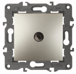 Розетка 1гн ТВ проходная с/у шампань механизм 14-3102-04 Elegance ЭРА Розетка 1гн ТВ проходная с/у шампань механизм 14-3102-04 Elegance ЭРА