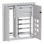 Щит этажный 7 кв. слаботочка слева (1000х950х160) EKF Basic