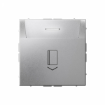 Выключатель карточный с/у алюминий механизм быстрозажим без задержки времени ArtGallery Systeme Electric