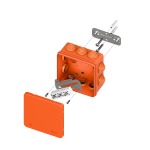 Коробка огнестойкая E45 100х100х50мм с клеммниками 6 полюсов 0,5-4мм2 IP55 HF EKF Коробка огнестойкая E45 100х100х50мм с клеммниками 6 полюсов 0,5-4мм2 IP55 HF EKF