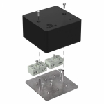 Коробка огнестойкая разветвительная для кабель-канала 40-0460-FR6.0-4-4-Р Е15-Е60 RAL9005 85х85х45 (44 шт/кор) Промрукав