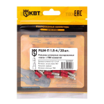 Разъем штекерный изолированный «папа» РШИ-П 1.5-4 (20 шт) (КВТ) Разъем штекерный изолированный «папа» РШИ-П 1.5-4 (20 шт) (КВТ)