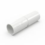 Патрубок-муфта белая д20 (70шт/840шт уп/кор) Промрукав Патрубок-муфта белая д20 (70шт/840шт уп/кор) Промрукав
