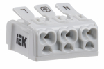 Клемма пружинная соединительная КСП3-L+N+PE IEK (150/1500)