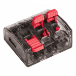 Клемма СМК 221-413 3 отверстия 0.2-4.0 мм2 (100шт.) EKF (100/2400)