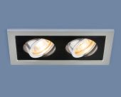 Точечный светильник с поворотным механизмом 1031/2 MR16 SL/BK серебро/черный (1/5/30) Точечный светильник с поворотным механизмом 1031/2 MR16 SL/BK серебро/черный (1/5/30)