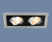 Точечный светильник с поворотным механизмом 1041/2 MR16 SL/BK серебро/черный (1/5/30) Точечный светильник с поворотным механизмом 1041/2 MR16 SL/BK серебро/черный (1/5/30)