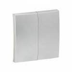 Валенсия лицевая панель выключателя 2-кл. проходного 10А сталь EKF PROxima Валенсия лицевая панель выключателя 2-кл. проходного 10А сталь EKF PROxima