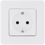 Розетка 1гн с З/К шторки с/у белый механизм 16А INSPIRIA Legrand (1/10/100)