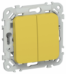 FLITE Выключ. 2-кл. 10А ВС12-1-0-ФлЖК ж/к IEK