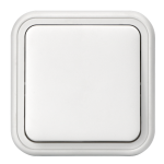 Выключатель, одноклавишный, кнопочный, ОП, автоматические клеммы белый, Бронто EKF Выключатель, одноклавишный, кнопочный, ОП, автоматические клеммы белый, Бронто EKF
