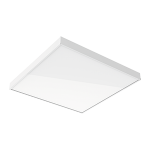 Светодиодный светильник VARTON A070 2.0 офисный встраиваемый/накладной 30 Вт 4000 K 595х595х50 мм IP40 с рассеивателем опал с микроволновым датчиком д