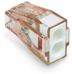 Клемма для 2-х медных(!) однопроволочных проводников сеч. от 1,5 до 4 мм кв.