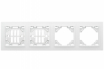 Рамка 4гн белый Минск EKF (25/200) Рамка 4гн белый Минск EKF (25/200)