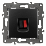 Розетка 1гн аудио с/у антрацит механизм 14-3111-05 Elegance ЭРА Розетка 1гн аудио с/у антрацит механизм 14-3111-05 Elegance ЭРА