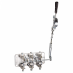 Выключатель-разъединитель встр. стационарный 3p 630А 380В 32кА рычажковый сервисный, для авар. остановки IP00 КЭАЗ