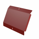 Крышка угла вертикального внешнего 45 градусов Стандарт 400 RAL 3000 Промрукав Крышка угла вертикального внешнего 45 градусов Стандарт 400 RAL 3000 Промрукав