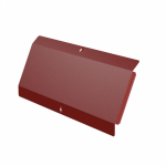 Крышка угла вертикального внешнего 45 градусов Стандарт 600 RAL 3000 Промрукав Крышка угла вертикального внешнего 45 градусов Стандарт 600 RAL 3000 Промрукав