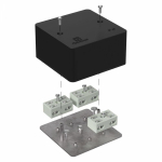 Коробка огнестойкая разветвительная для кабель-канала 40-0460-FR6.0-4-6-Р Е15-Е60 RAL9005 85х85х45 (44 шт/кор) Промрукав