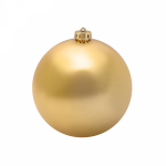 Елочная фигура "Шар" 20 см, цвет золотой матовый Елочная фигура "Шар" 20 см, цвет золотой матовый