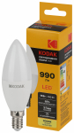 Лампа светодиод 11Вт свеча Е14 3000К 990Лм B35-11W-830-E14 Kodak (1/10) Лампа светодиод 11Вт свеча Е14 3000К 990Лм B35-11W-830-E14 Kodak (1/10)