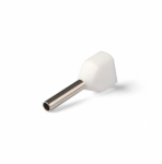 Наконечник штыревой НШВИ(2) 0,5-8 белый КВТ (100/500/35000)