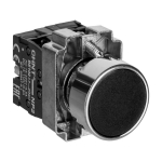 Кнопка управления NP2-BA25 без подсветки черная, 1НО+1НЗ, IP40  CHINT (1)