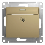 Выключатель карточный с/у титан механизм Glossa Systeme Electric (1/20)