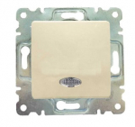 Makel Lillium крем. механизм выключателя  1кл с подсв.