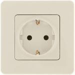 Розетка 1гн с З/К шторки с/у крем механизм 16А INSPIRIA Legrand (1/10/100)
