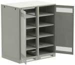 ITK LINEA B Шкаф (пустой) 1700х1400мм дверь двуст. мет. сер.