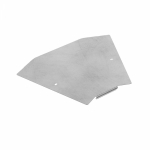 Крышка угла горизонтального 45 градусов Профи INOX (AISI 304) 300 (1,0 мм) Промрукав