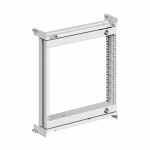 Рама поворотная частичная, центрированная 9U для 19" оборудования для корпусов CQE & CQE N, ВхШ 600х600 мм