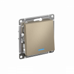 Выключатель 1кл с подсв с/у шампань быстрозажим Atlas Systeme Electric (1/20) Выключатель 1кл с подсв с/у шампань быстрозажим Atlas Systeme Electric (1/20)